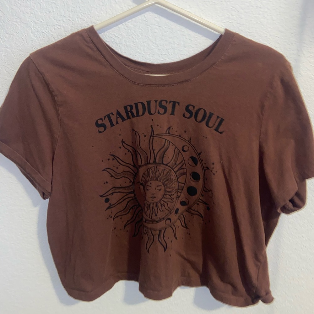 Brown XL crop top!